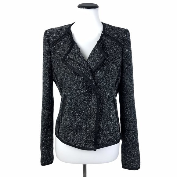 Mcginn Tweed Knit Blazer Jacket 6 #198 - Picture 1 of 7